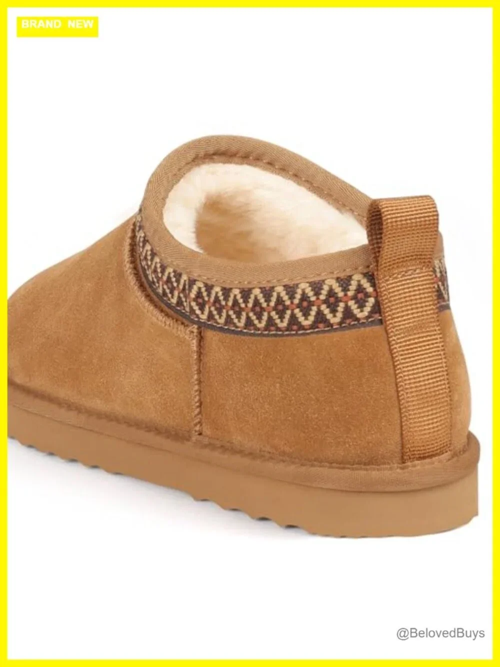 Genuine Suede Mini Snow Boots Ankle Boot with Fur Lined